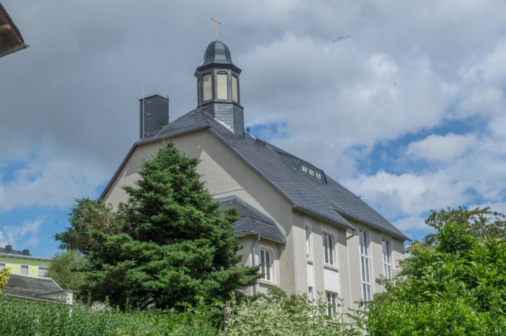 Friedenskirche Rodewisch Rückansicht
