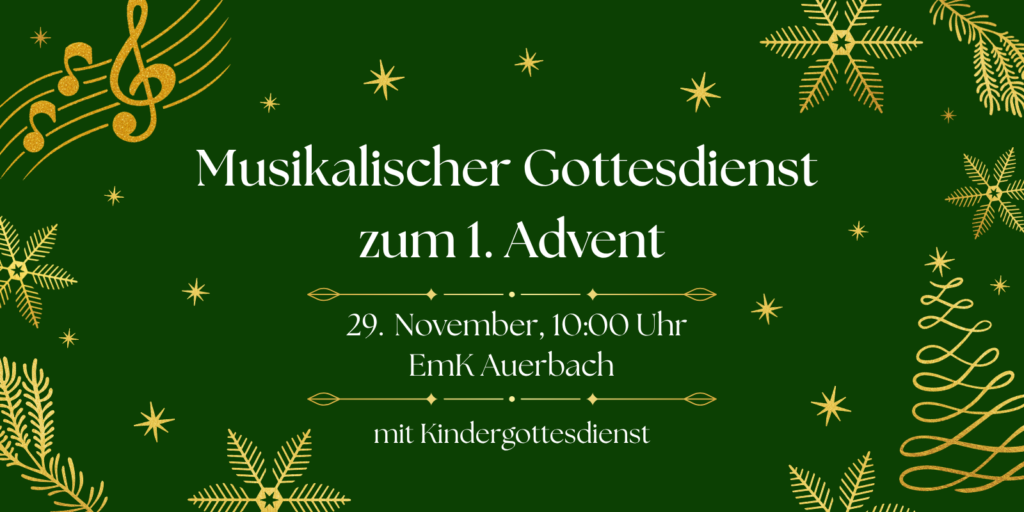 Musikalischer Gottesdienst zum 1. Advent
